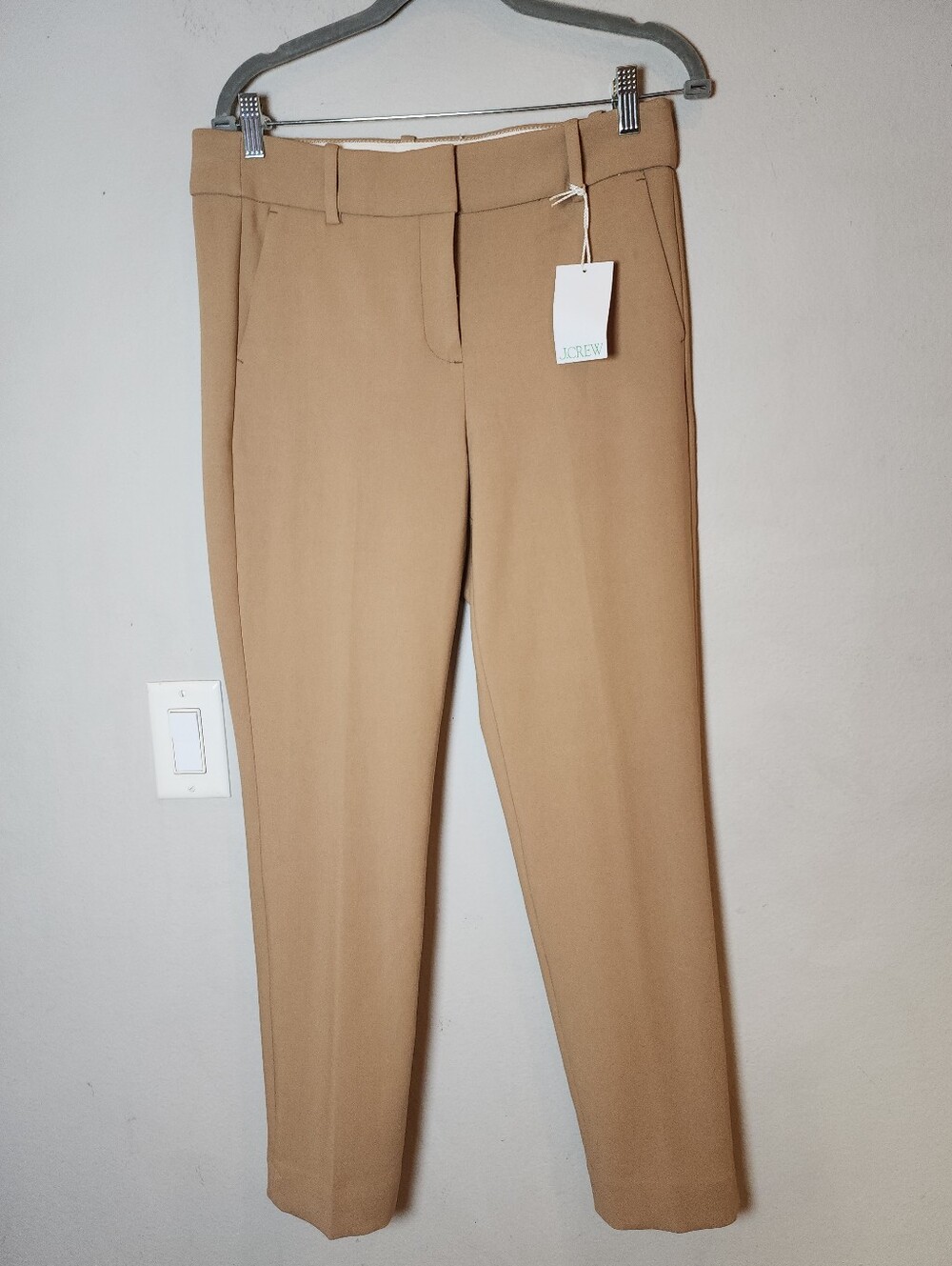 Size 8 Tall NWT J. Crew Cameron Slim Crop Pant Four-season Stretch Tan Women's